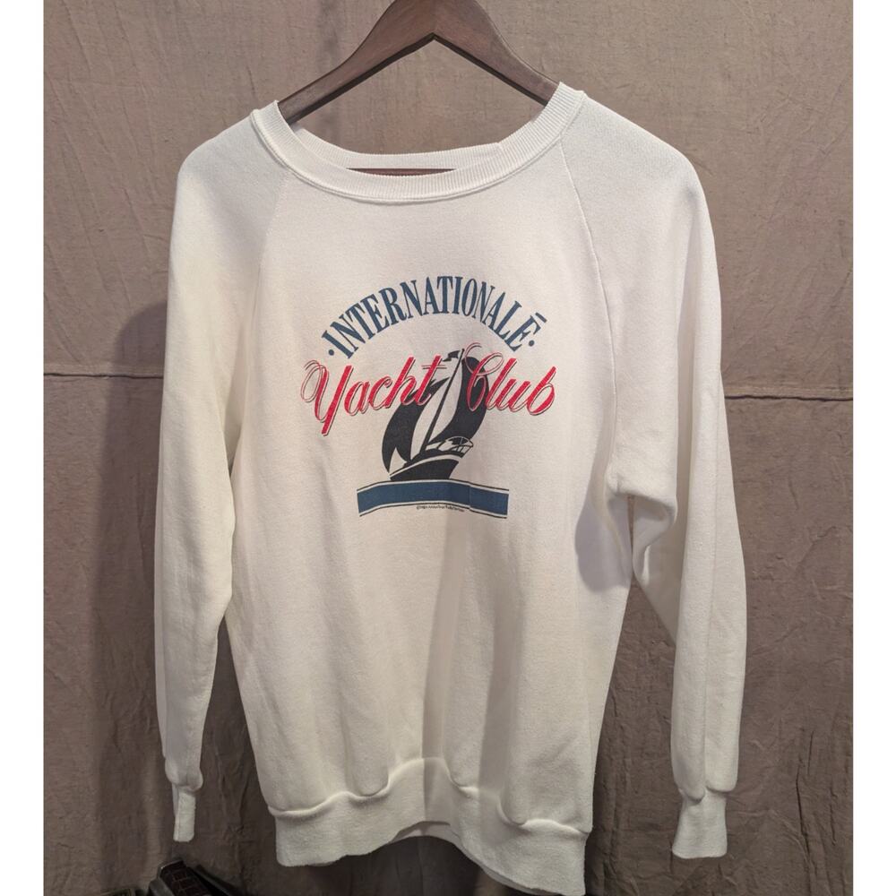 VTG 1986 International(e) Yacht Club Sweater Large Womens